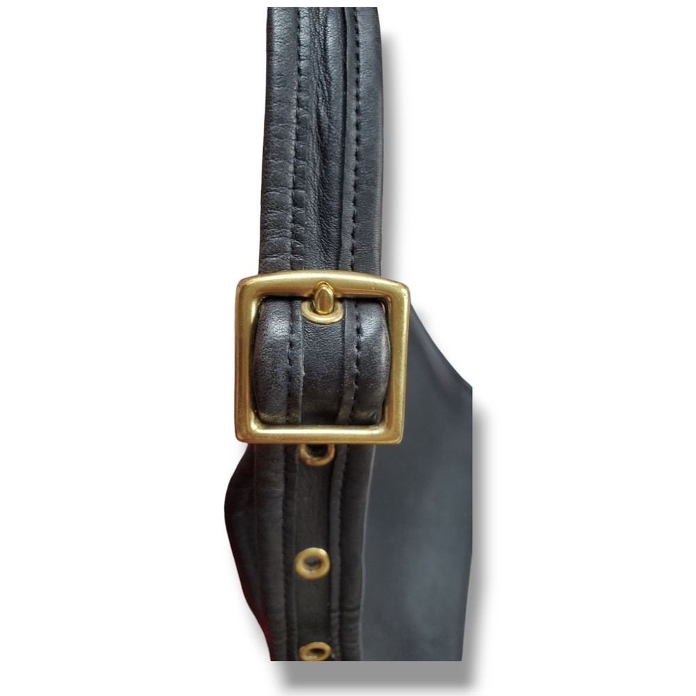 Vintage 90s Coach Legacy 9997 Black Glove Tanned Leather Crossbody Bag Mexico - Picture 8 of 12